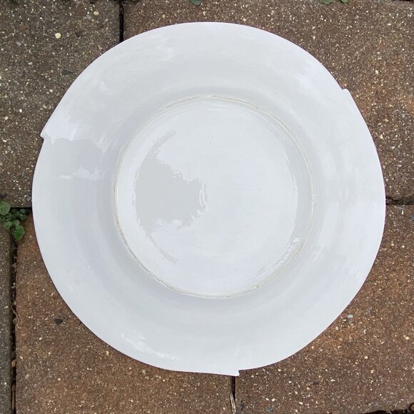 White Fish Plate - Triple Fish 10” - Picture 4 of 8